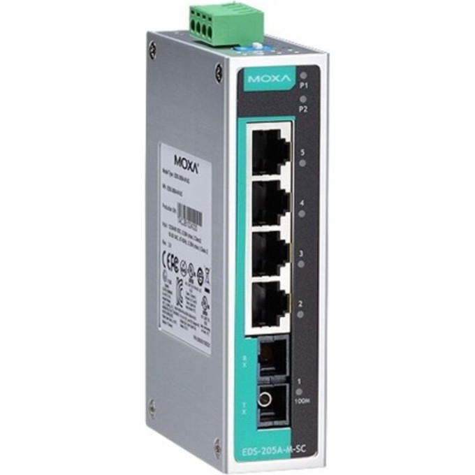 Коммутатор MOXA EDS-205A-S-SC-T 00-06031622
